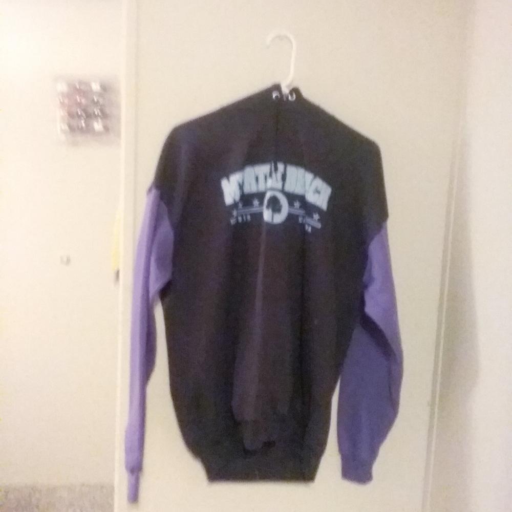 Myrtle beach black and purple sweat shirt